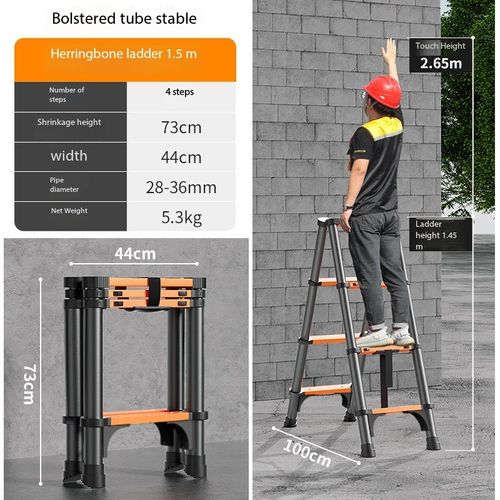 Telescopic Folding Step Ladder