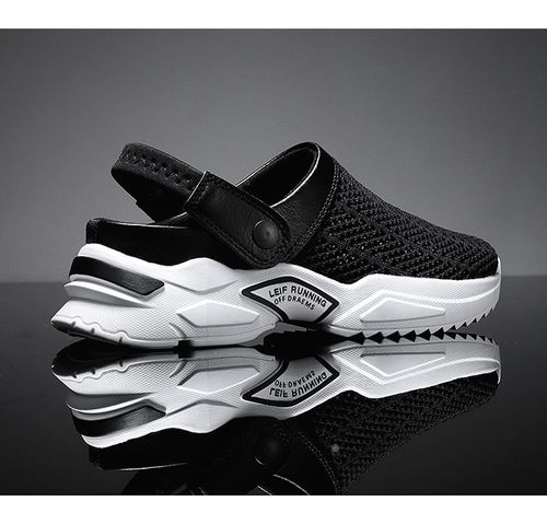 Summer flip-flops for men, half sandals for men, men's cool shoes, student ankle-length wrap-around sandals, beach shoes