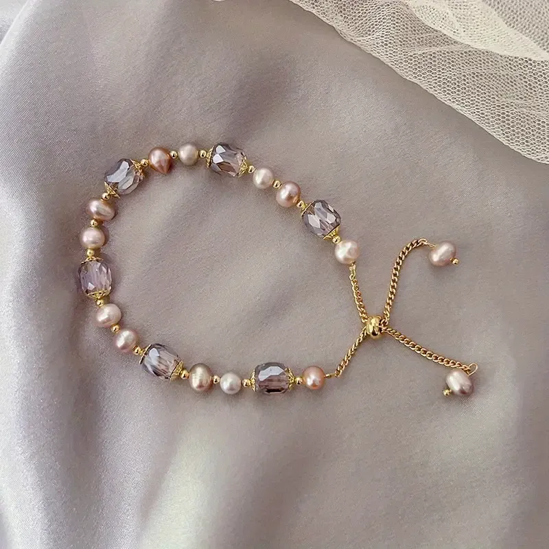 2pc Men Vintage Faux Pearl Bracelet, Delicate Hand Accessories Delicate Jewelry Gift