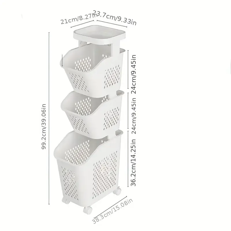 Hamper With Detachable Trash Bin