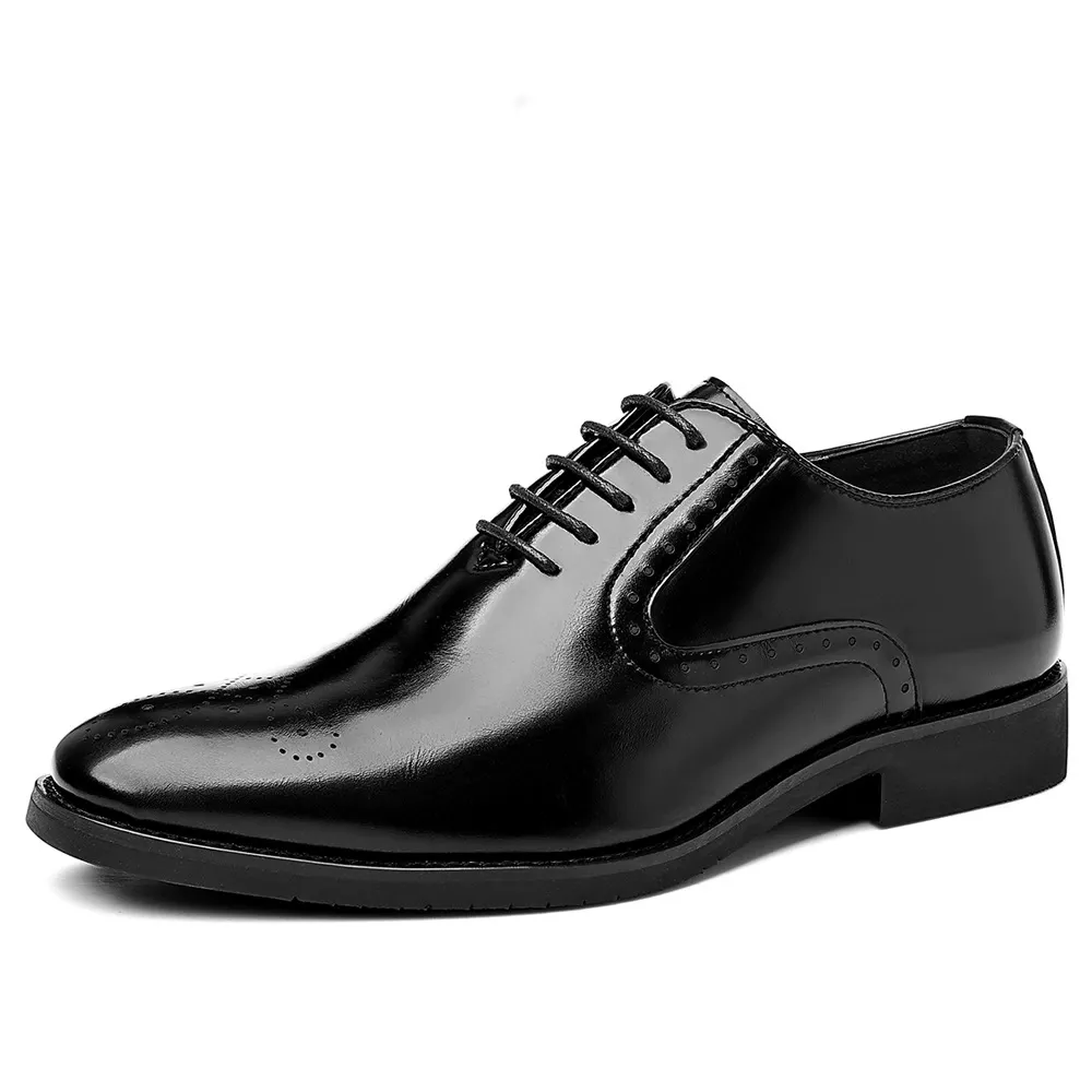Autumn new lace-up casual leather shoes British derby shoes men's business formal fashion men's shoes
