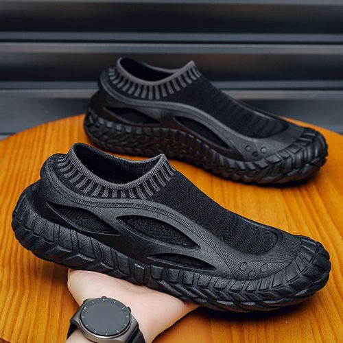 Men's trendy all-match lazy slip-on sock shoes