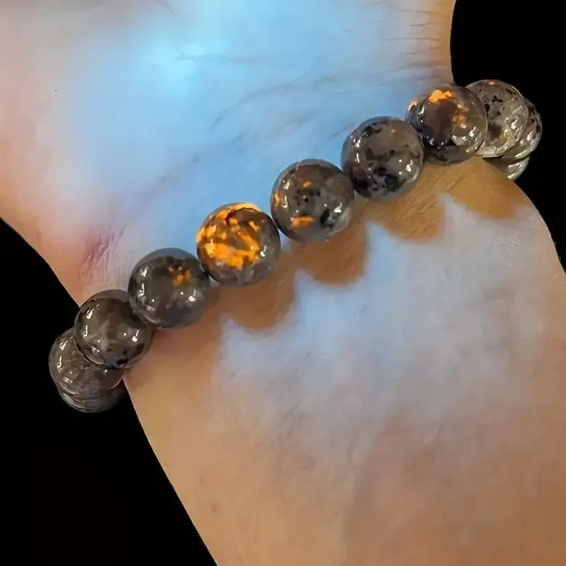 Natural Flame Stone Beads