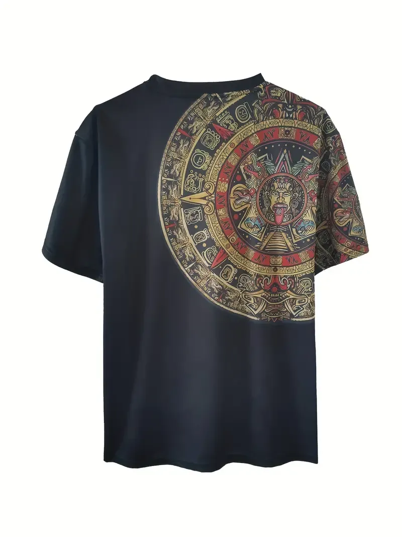 Men's Ethnic Style Graphic Pattern T-shirt
