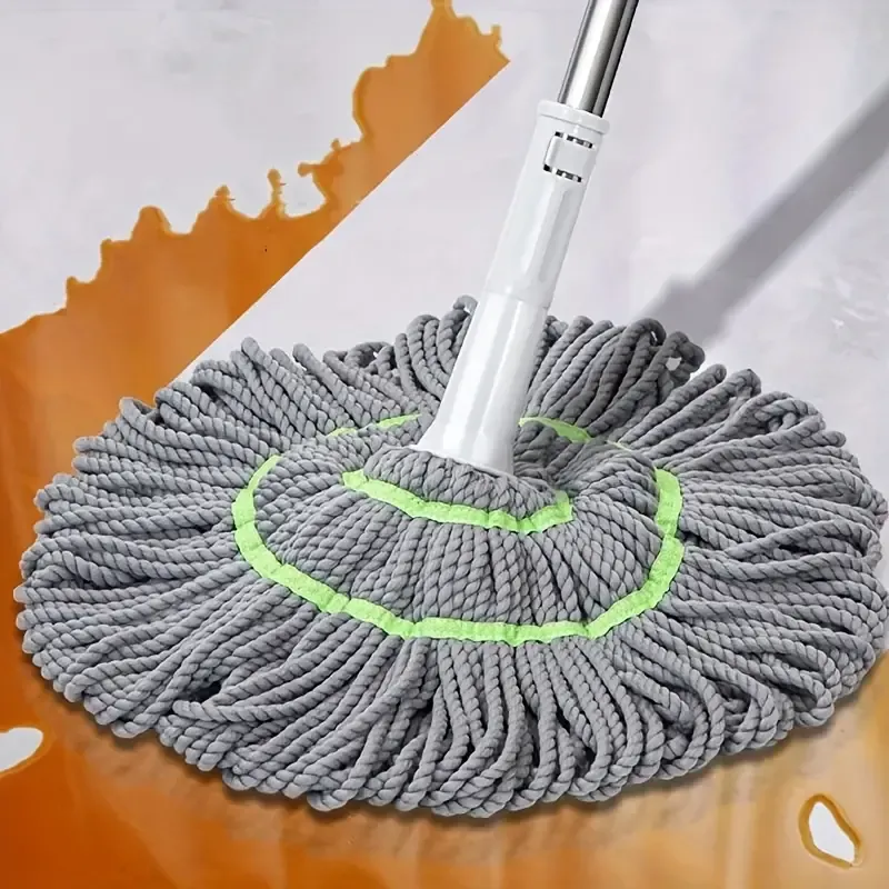 Self-Tightening Spin Mop