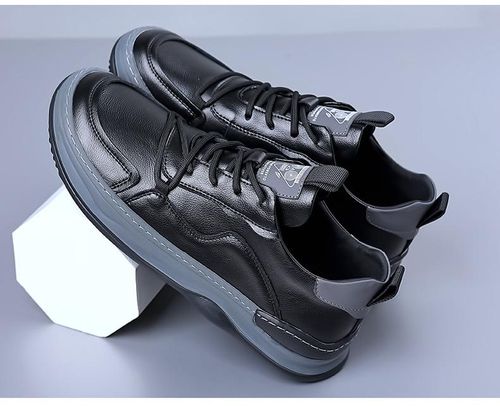 Breathable, fashionable, versatile, retro soft leather casual sneakers
