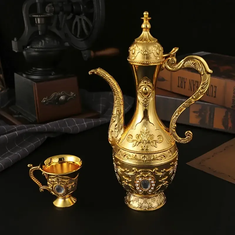 Vintage Metal  Coffee Pot Set