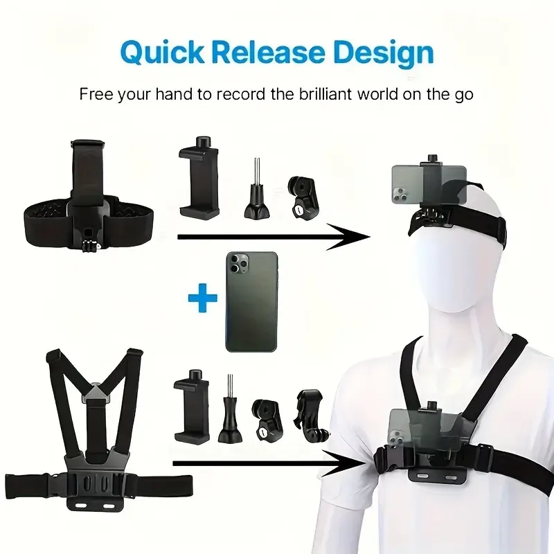 Action Camera Kit Phone Clip Mount
