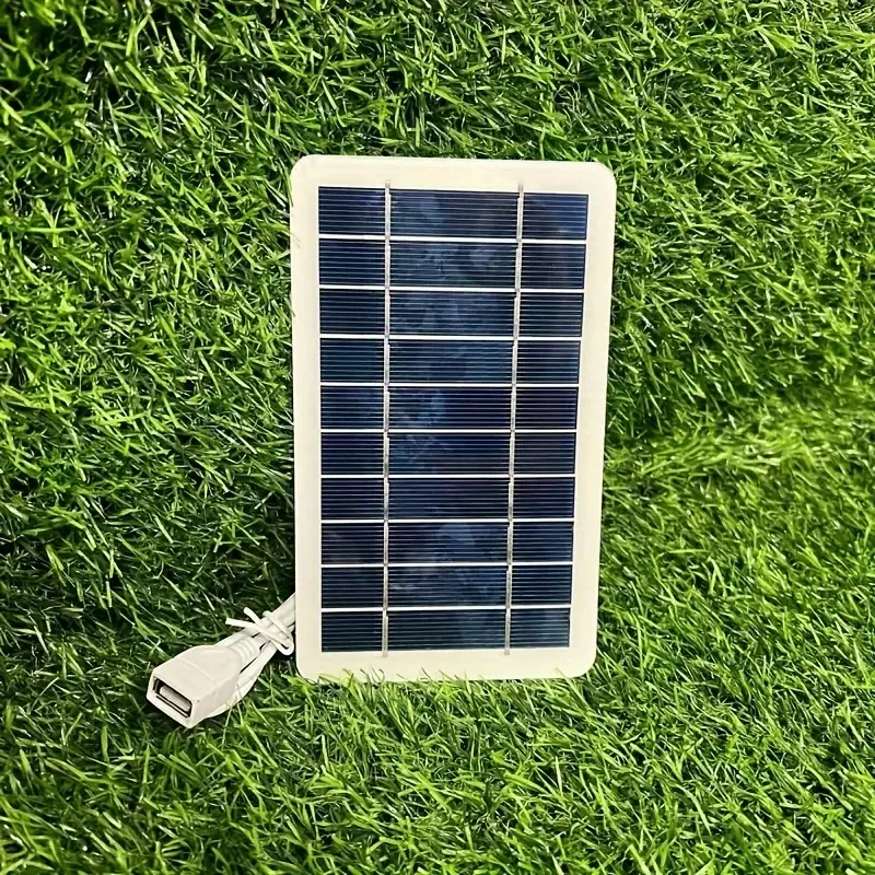 🔥LAST DAY BIG SALE 🔥Outdoor Solar USB Charger for Travel and Camping - Portable Solar Charging Panel for Power Bank, Mobile Phone, Flashlight, and Fan - Universal Solar Powered Charger with Female to Male Connector, 0-5W Output Power, ≤36V Operating Voltage, USB Connector Type, Travel Adapter Feature