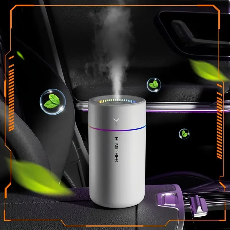 Portable Mini Humidifier - Cool Mist Aroma Diffuser For Car, Office, Bedroom, Travel, Back To School - Creative Gifts For Women
