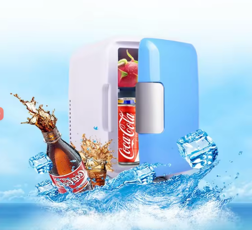 4L 12v electric mirror makeup beauty car operated portable freezer heating and cooling mini refrigerator