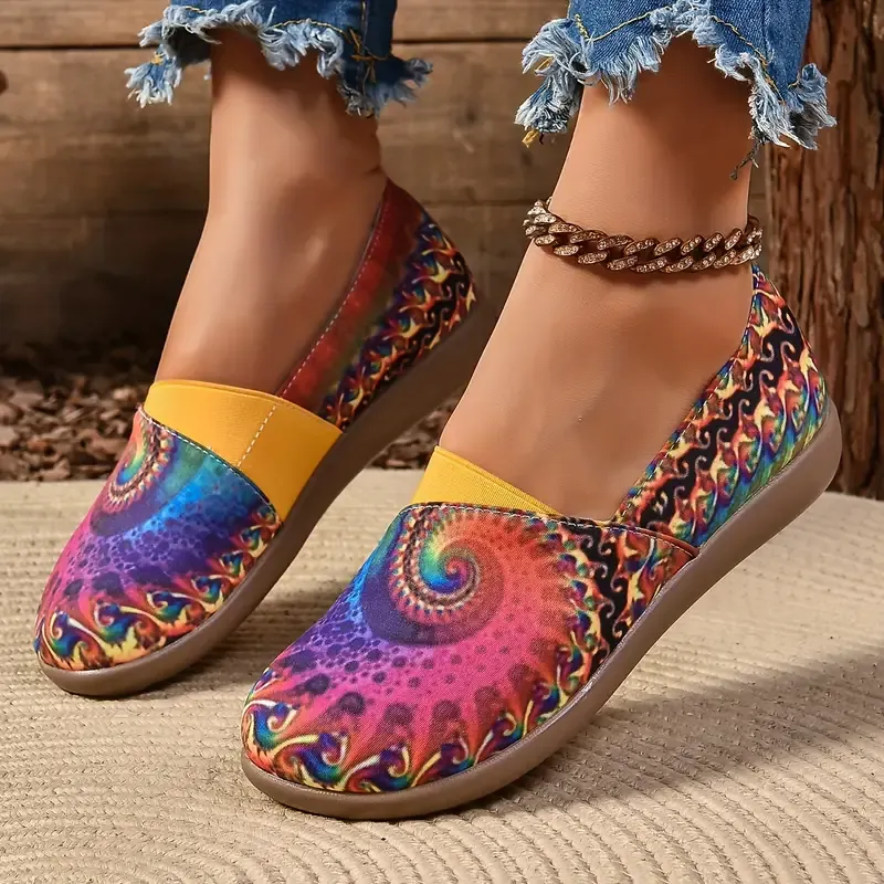 Women's Color Star Flats