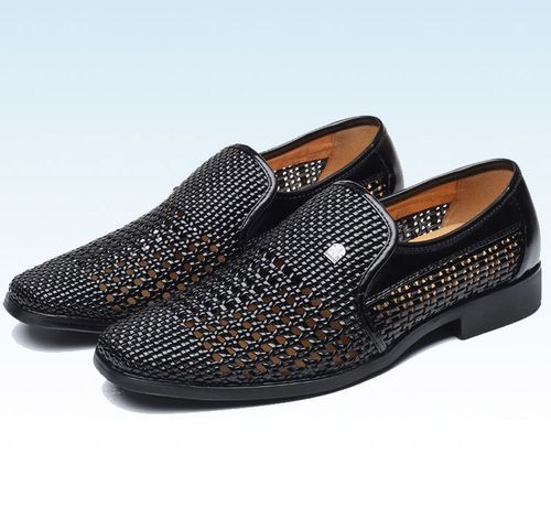ummer leather shoes breathable casual mesh