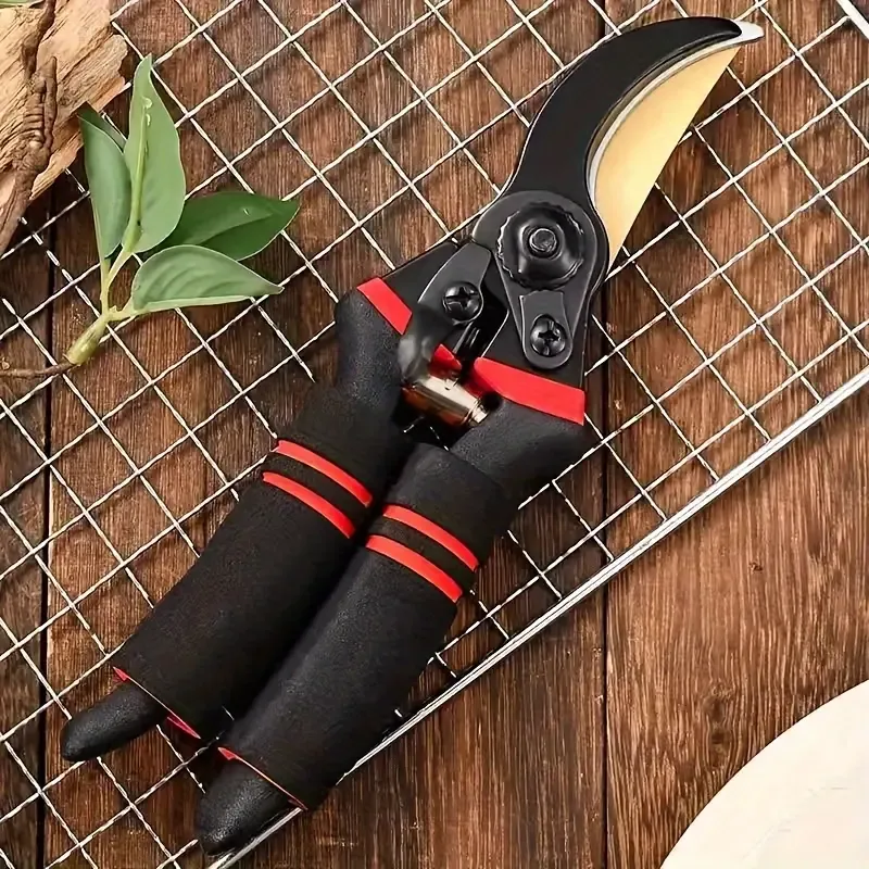 Professional Pruning Shears For Branch Cutting, Modern Style, Carbon Steel Garden Clippers,   Comfort Grip Handle, Durable Tree Trimmer, Ideal For Home Garden Floristry Tools