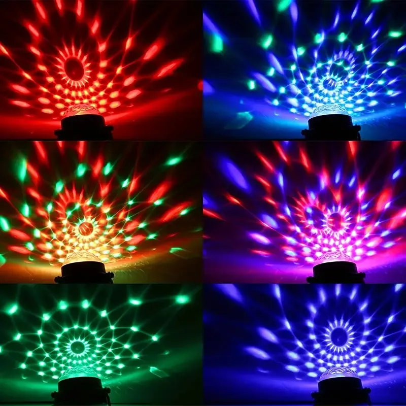 crystal remote control magic ball light