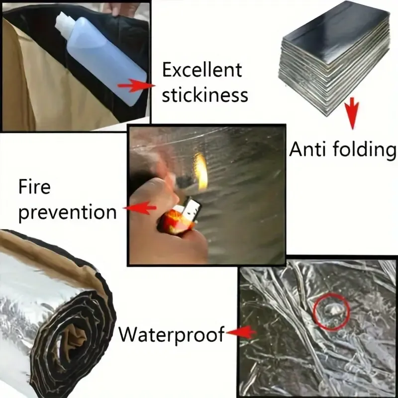 Car Heat Noise Insulation Mat Sound Deadening Damping Mat