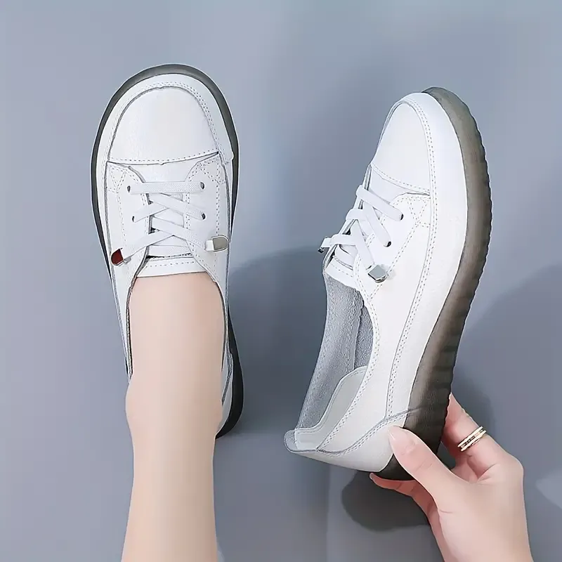 Leather Sneakers for Women - Soft