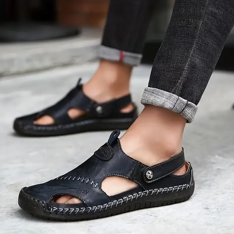 Plus Size Mens Comfortable Close Toe Sandals