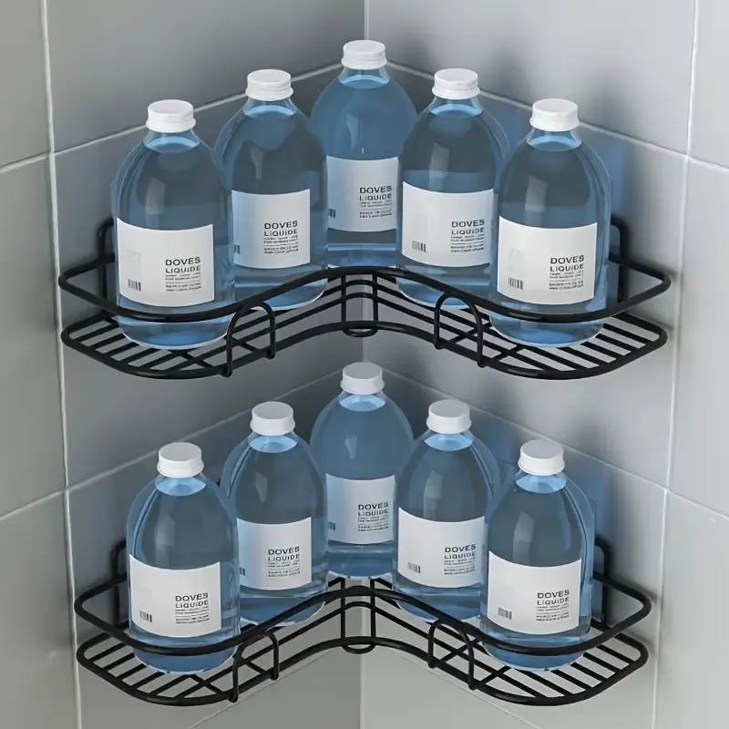 Premium No-Drill Corner Shelf