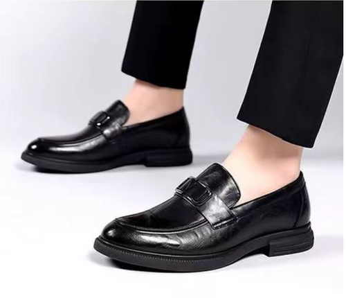 Fashion business genuine leather men's busines