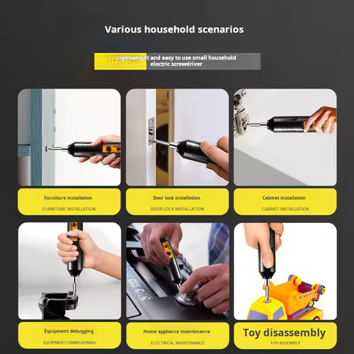 🔥Last Day 50% OFF 🔥Electric screwdriver set-rechargeable electric screwdriver-small household use