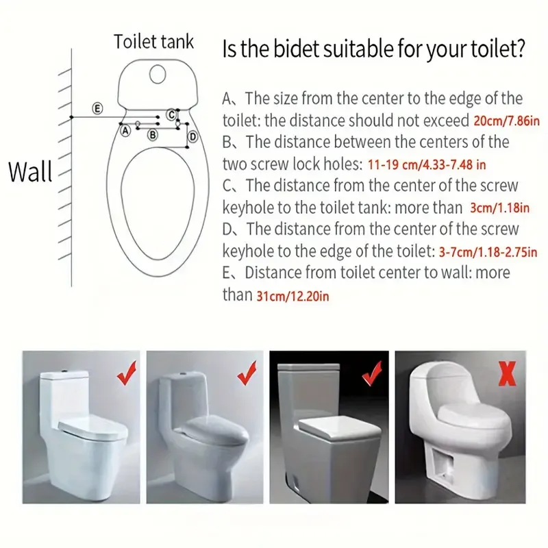 Three-function Smart Toilet Seat
