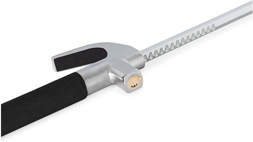 Stagecaptain Steering Wheel Lock - Steel Steering Wheel Lock - Steering Wheel Clamp for Steering Wheels with Approx. 16-30 cm Diameter - Immobiliser with Easy Installation - Anti-Theft Protection with