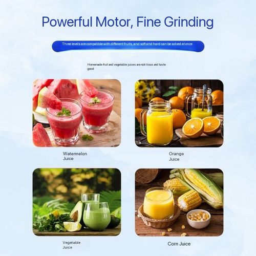 Cross-border multi-functional electric stainless steel juicer for kitchen use, large capacity, milk tea maker, fruit separator, blender, household use.