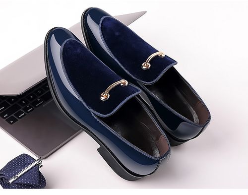 🔥2025 HOT SALE -50%🔥British style leather shoes suede patent leather casual shoes trendy loafers wedding men's shoes single shoes