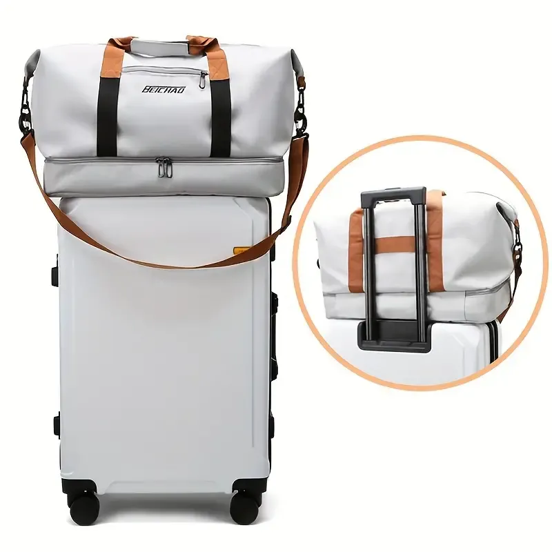 Large Capacity Lightweight Duffle Handbag