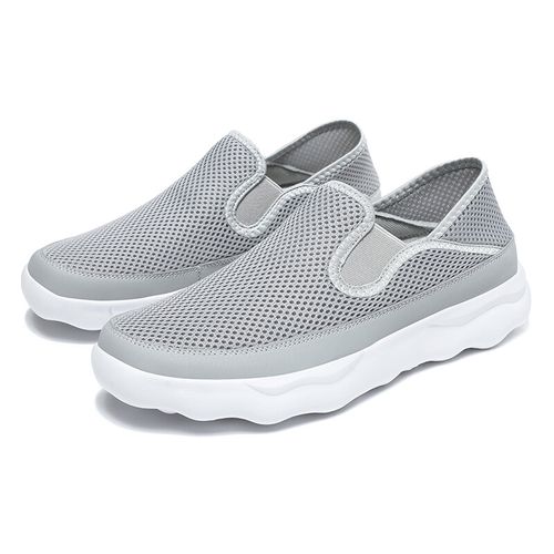low-top mesh shoes men's slip-on shoes