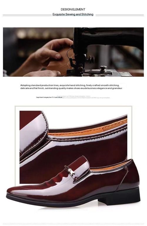 New men's openwork business formal leather shoes, pointed toe, trendy perforated men's British style slip-on, breathable, non-slip men's leather shoes