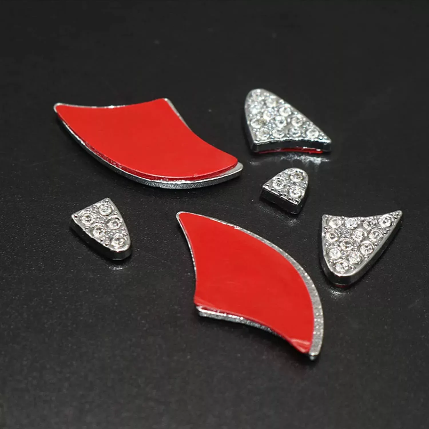 Steering Crystal Caps Compatible for Toyota Steering Emblem Badge Cover