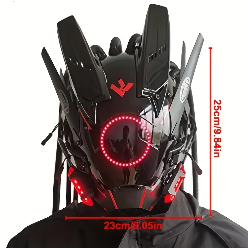 Fashion Cool LED Lights Punk Mask
