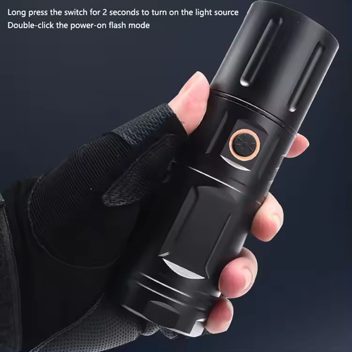 🔥Last Day 50% OFF 🔥LED Rechargeable Tactical Laser Flashlight
