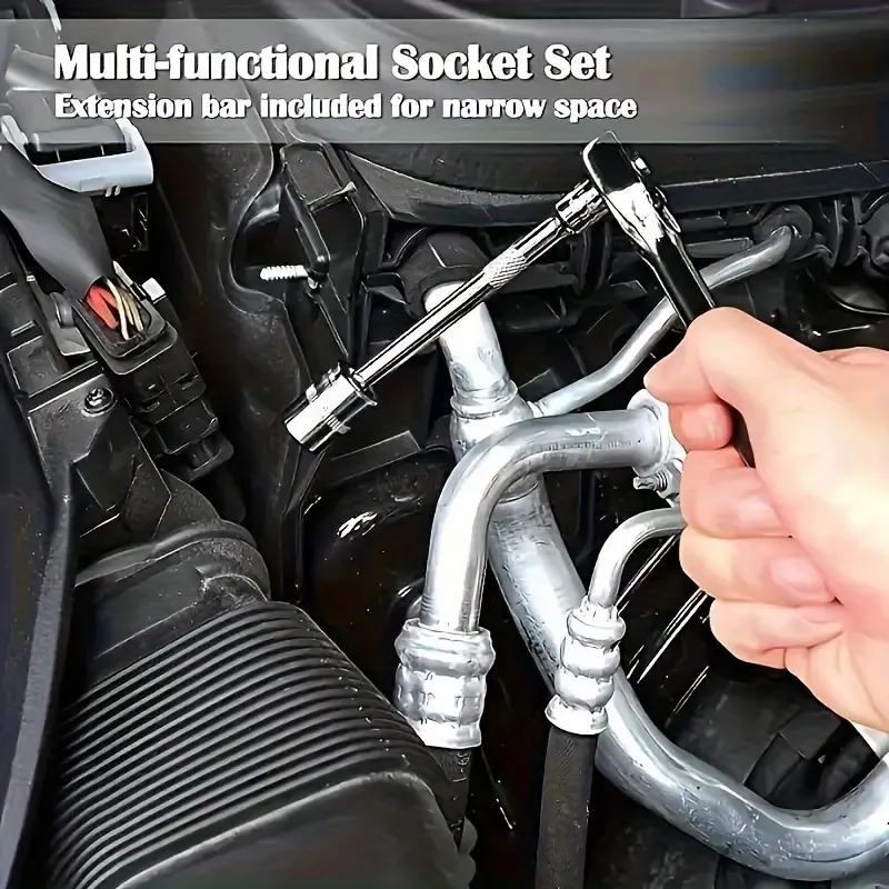 Ratchet Wrench Set With Socket