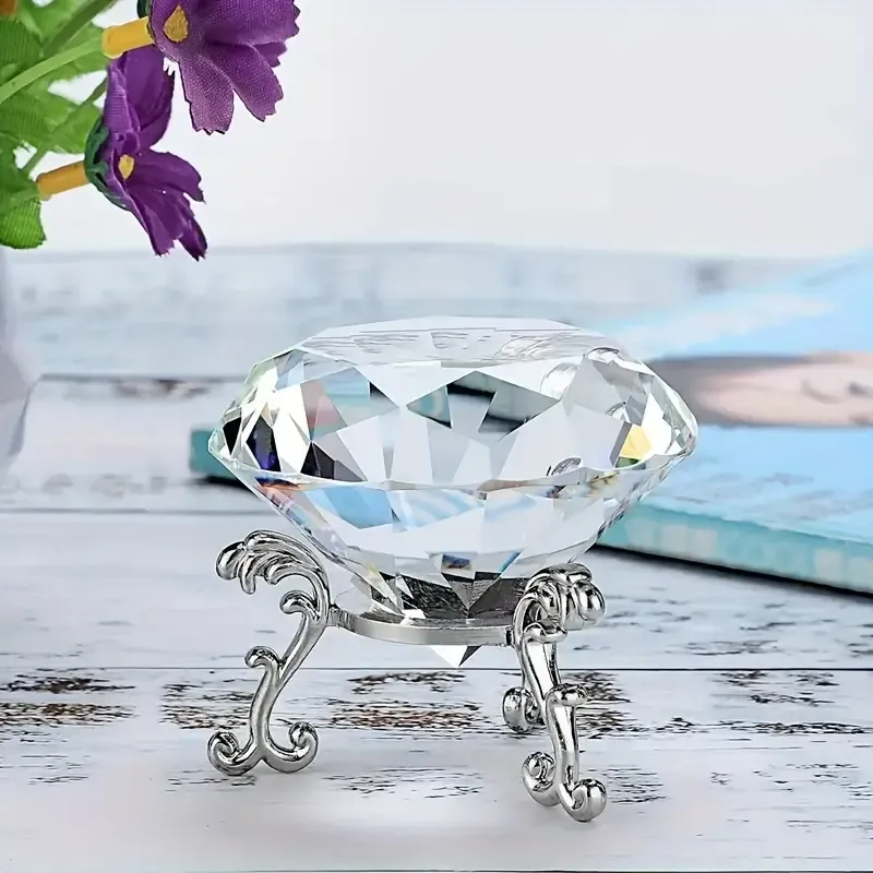 Glowing crystal diamond