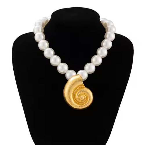 Fashion Jewelry Ocean Wind Sea Star Pearl Necklace