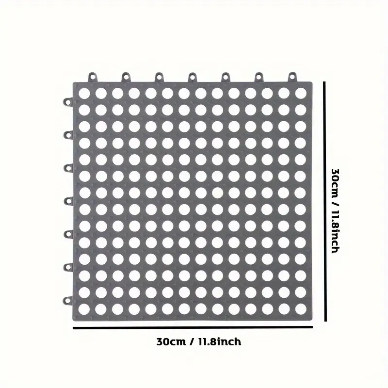 Plastic Hollow Waterproof Shower Mat