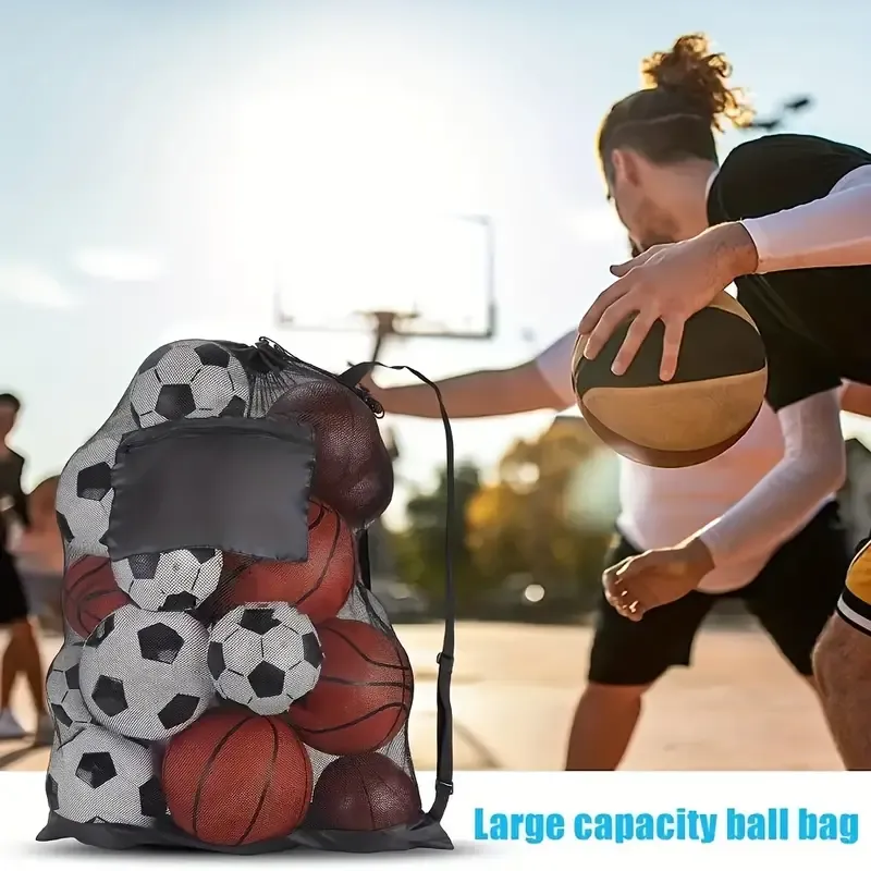 Premium Drawstring Sports Ball Storage Bag