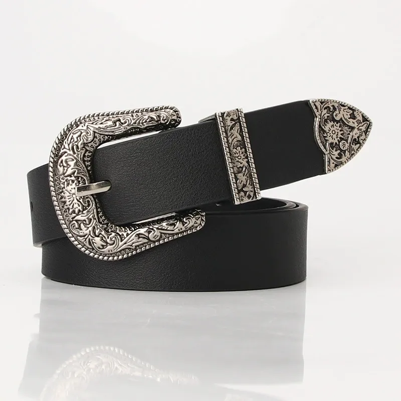 Classic new retro button-fastening belt for jeans - stylish, versatile and fashionable accessory belt