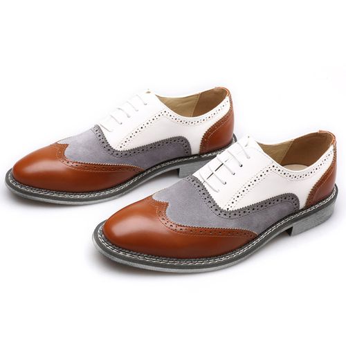 Men's pointed toe height increasing business casual leather shoes