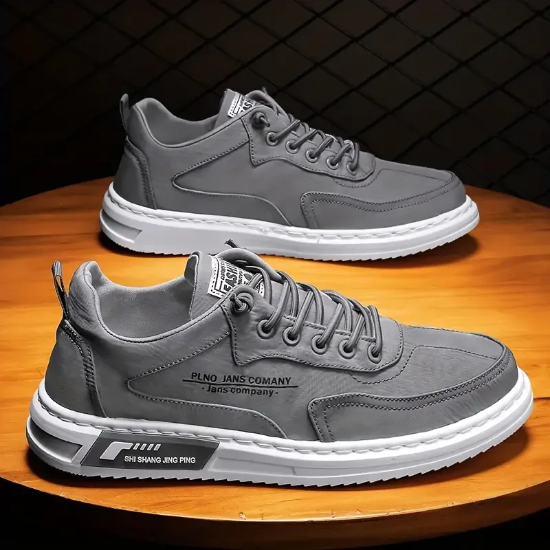 Men's Trendy Solid Skateboard Shoes