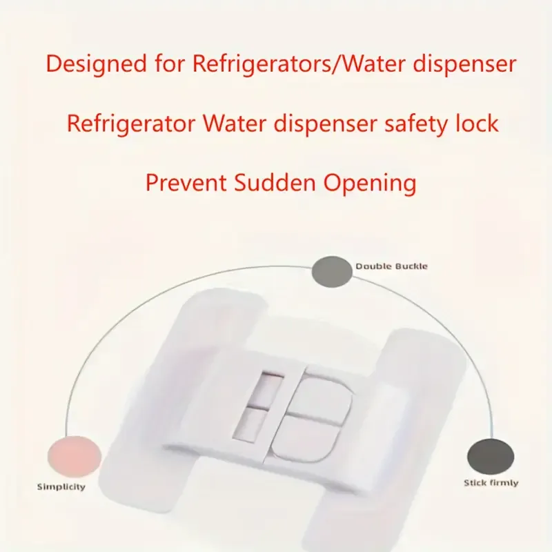 Refrigerator Anti Opening Safety Lock