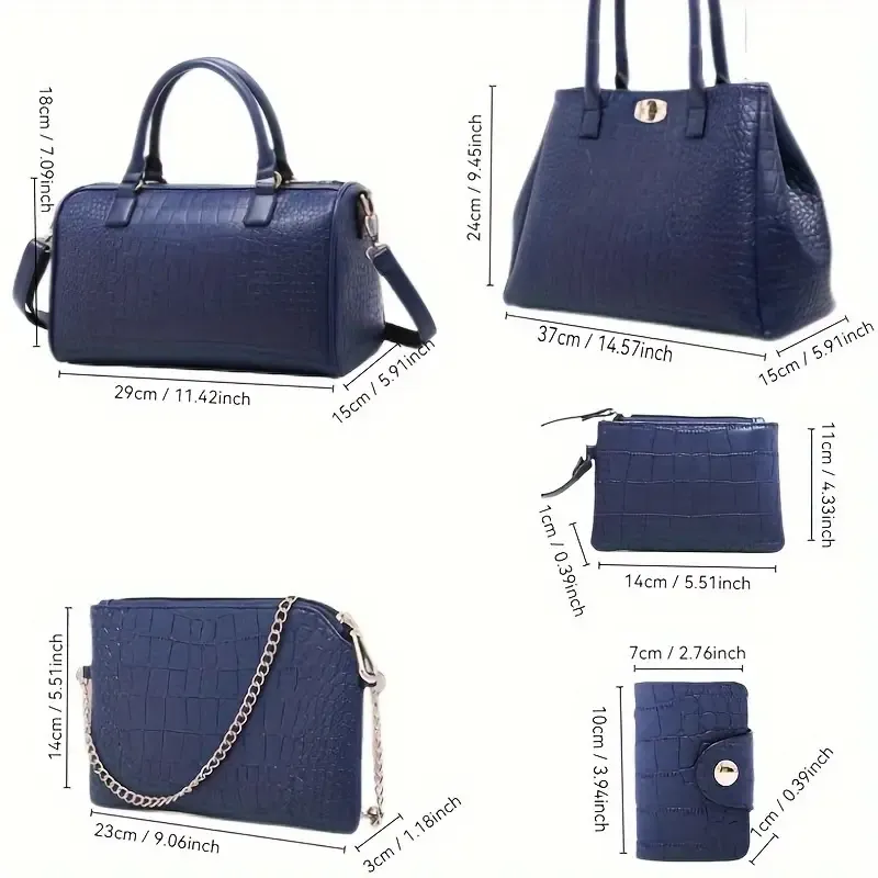 Chic Crocodile-Embossed