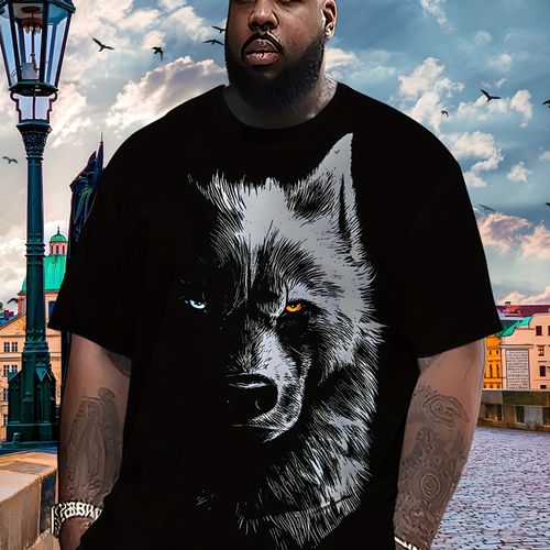 Fashion men's 2023 new animal 3D T-shirt