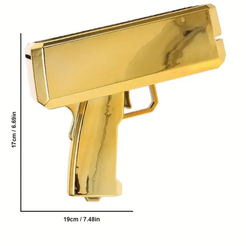 Golden Handheld Cash Gun