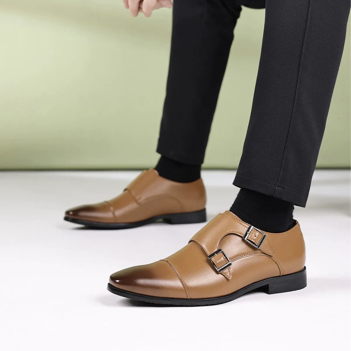 Men's business leather shoes
