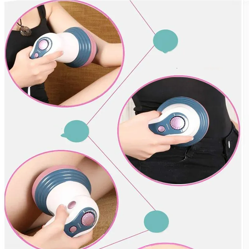 Anti-Cellulite Massager 4 IN 1 Infrared Electric Body Slimming&Relaxing Muscle 3D Roller Device Weight Loss Fat Remove Roller