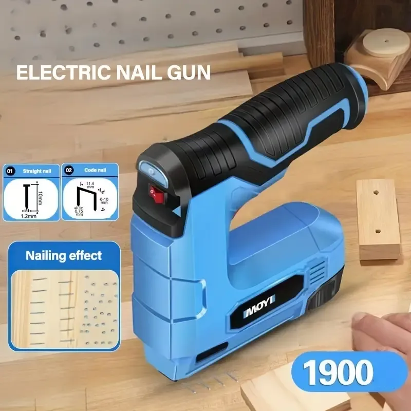 Lithium-ion Electric Staple Gun and Brad Nailer Kit